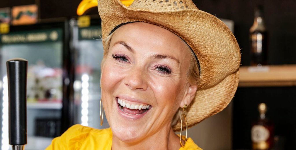 Seerne og værten måtte gnide sig i øjnene: Er det ikke Lene Beier?