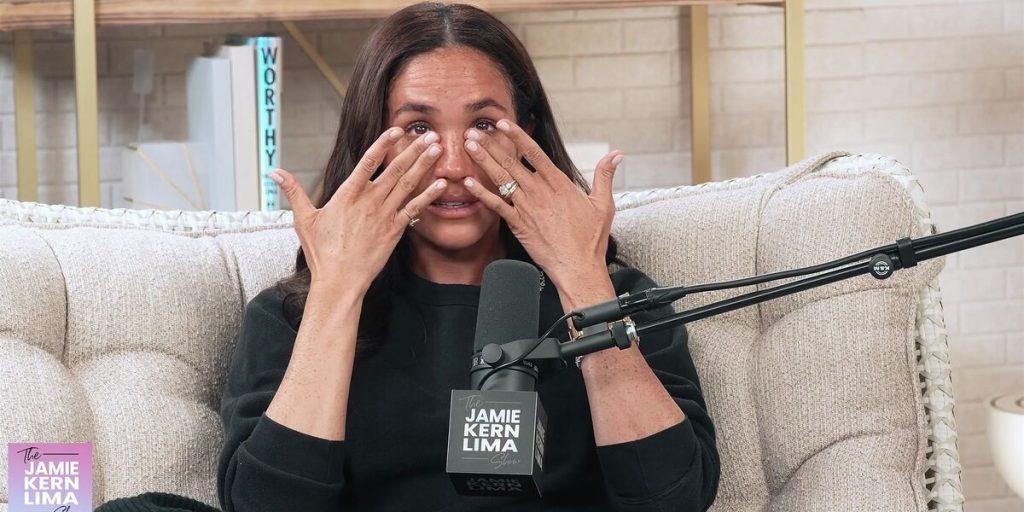 Meghan bryder ud i tårer over brev fra Harry og børnene