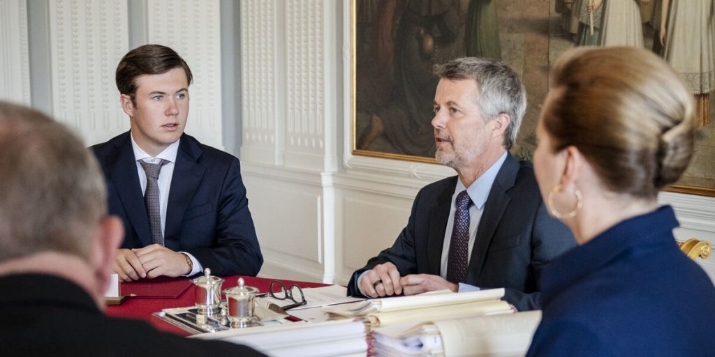 Et historisk øjeblik: Kronprins Christians store debut