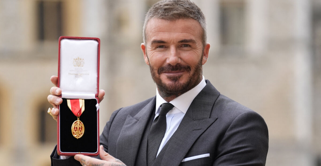 Beckham-familien samlet på slottet, men én udeblev