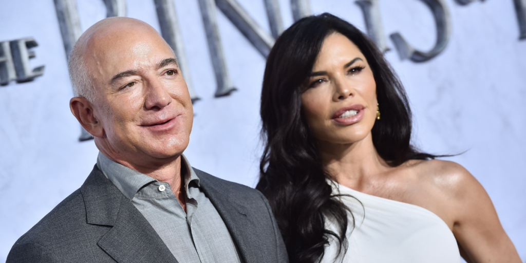 Lauren Sanchez flasher Bezos milliondyre bryllupsgave 