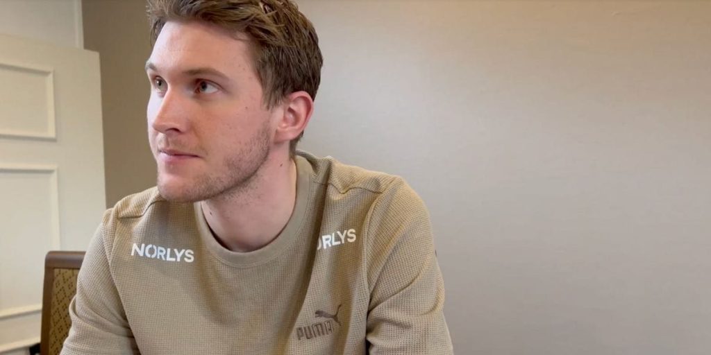 Første nederlag efter en historisk stime: Magnus Landin reagerer på skuffelsen