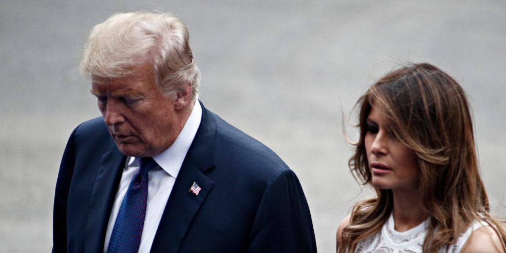 Biografi hævder at Donald Trump og Melania er separeret