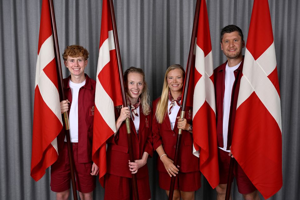 Disse fire verdensmestre skal bære Dannebrog til åbningen af OL i paris