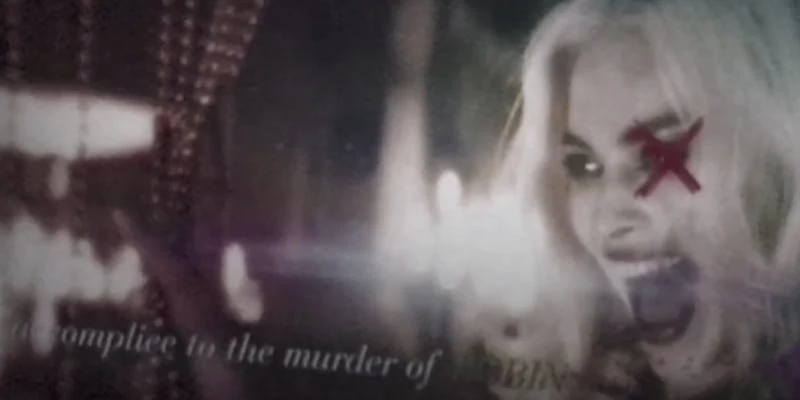 Suicide Squad Harley Quinn killed Robin easter egg