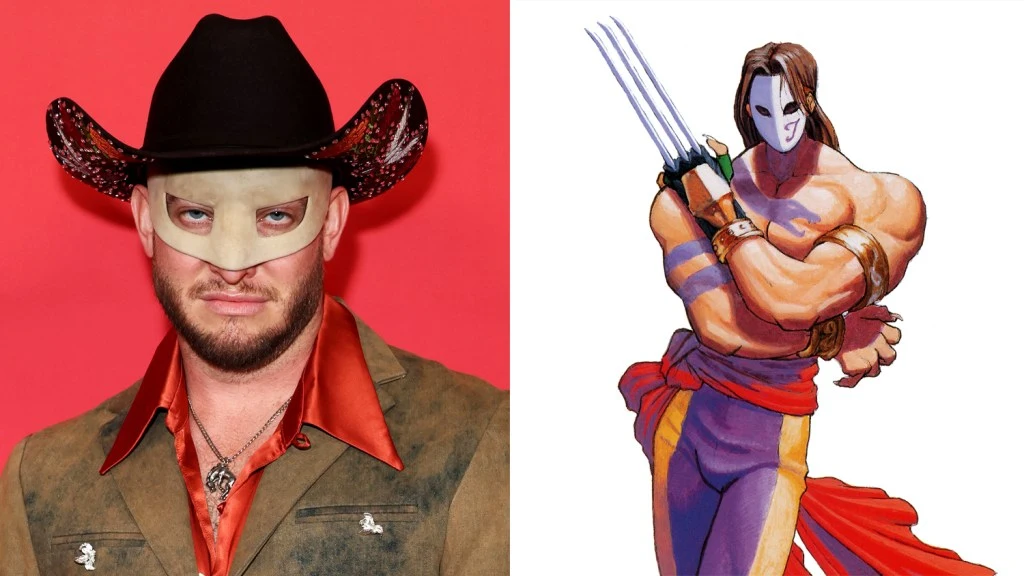 Orville Peck playing Vega in 'Street Fighter'