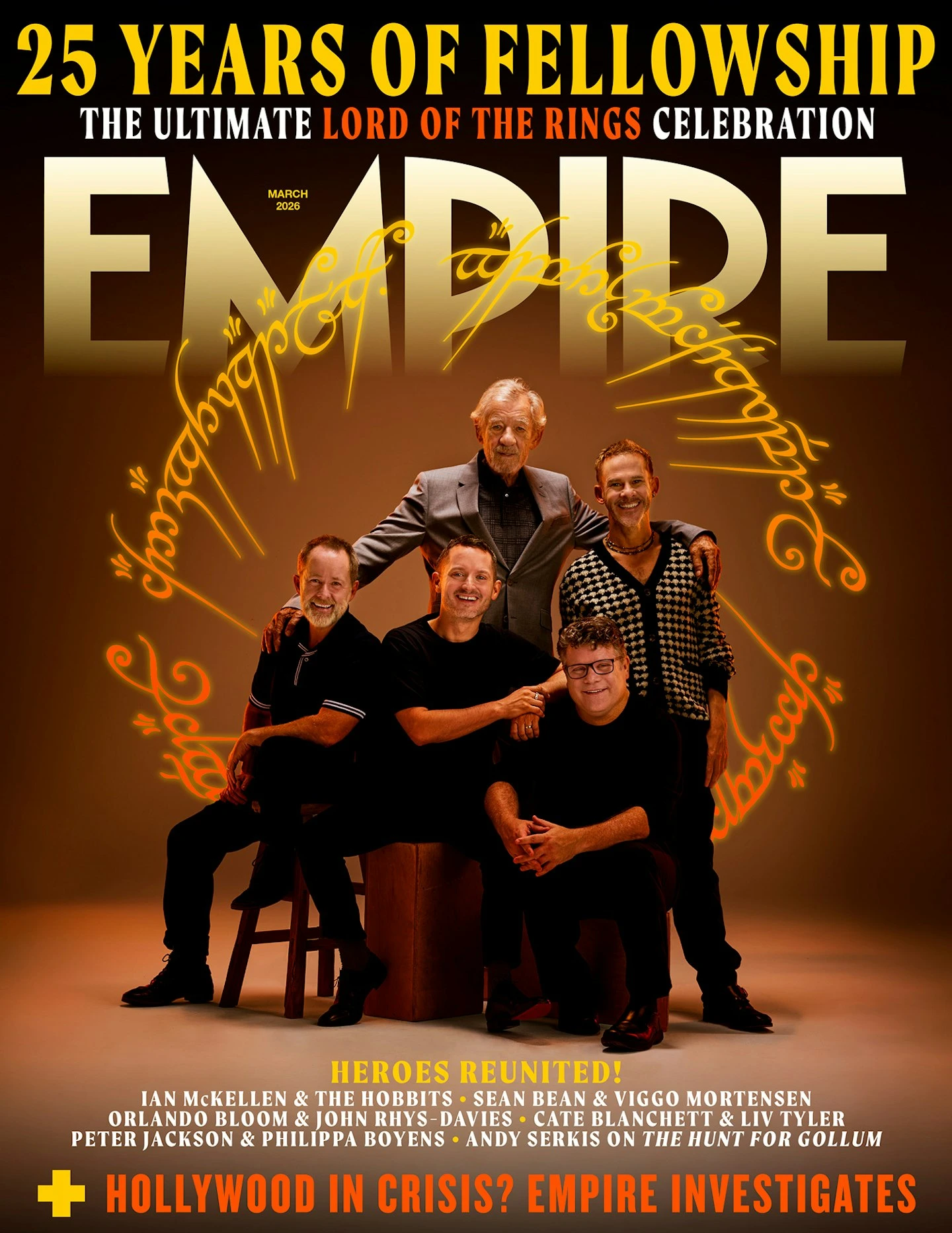 Empire – March 2026 – Lord Of The Rings 25th anniversary cover