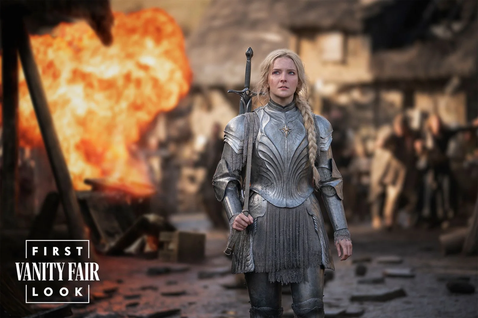 Image may contain Human Person Clothing Apparel and Morfydd Clark