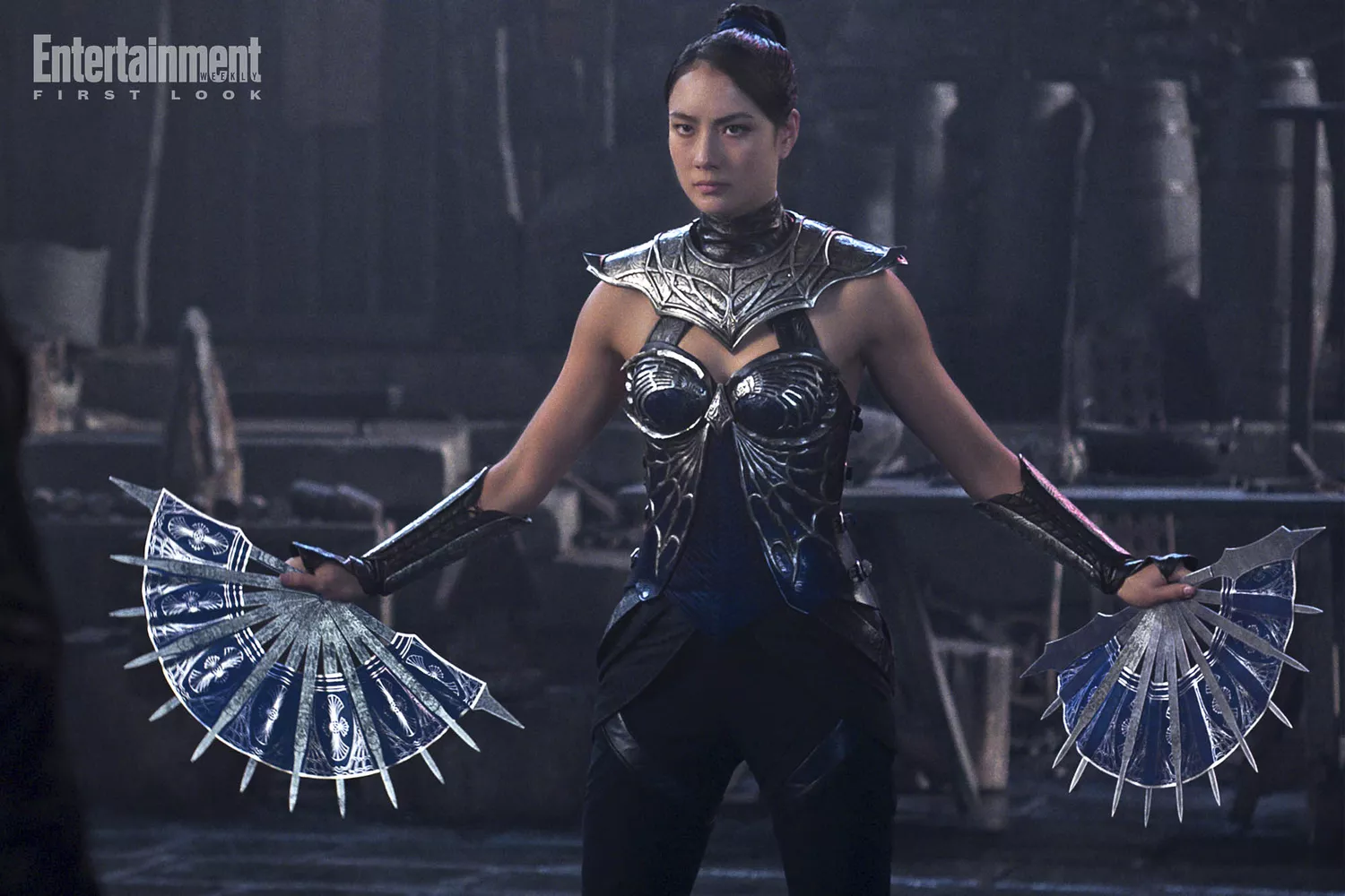 Adeline Rudolph as “Kitana” in New Line Cinema’s “Mortal Kombat 2,” a Warner Bros. Pictures release. 
