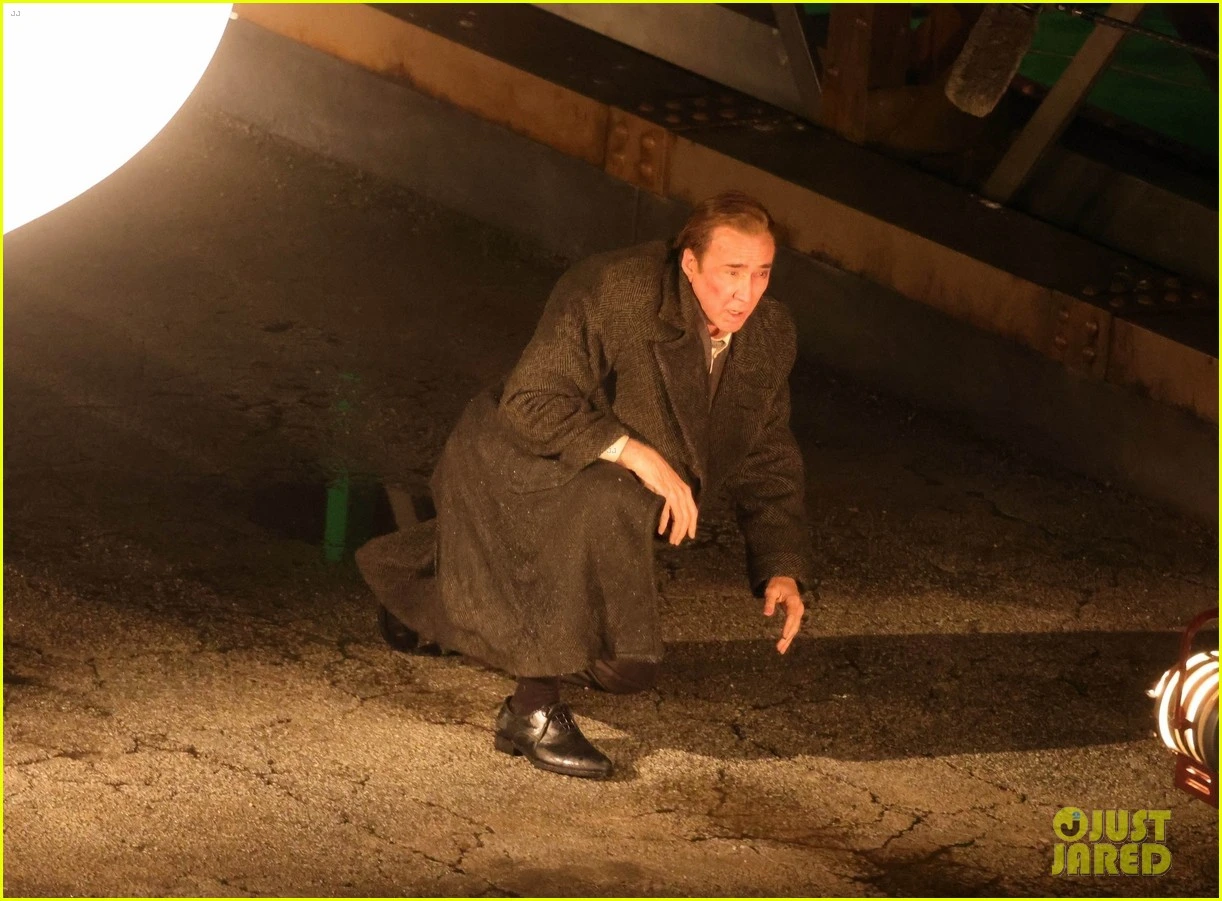 nicholas cage spiderman noir filming 215083086