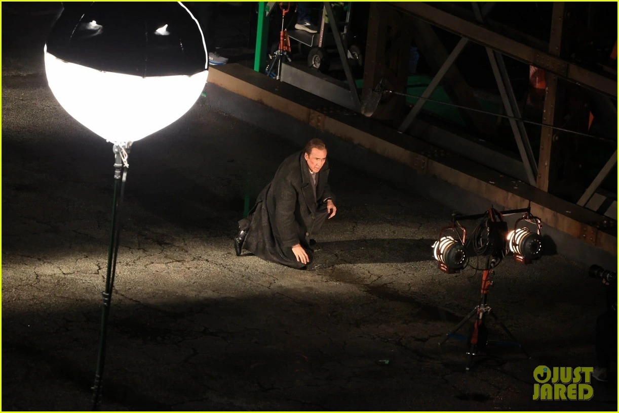 nicholas cage spiderman noir filming 215083086