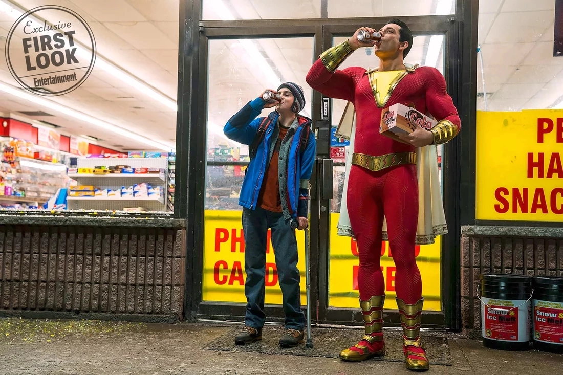 Shazam! første billede dceu / Filmz.dk