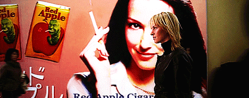 Image result for red apple tarantino gif
