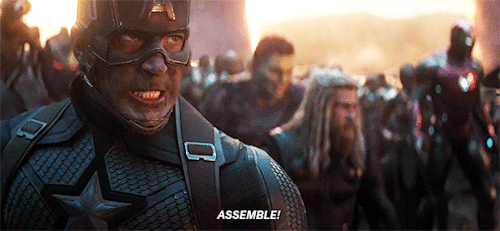Billedresultat for avengers assemble endgame gif
