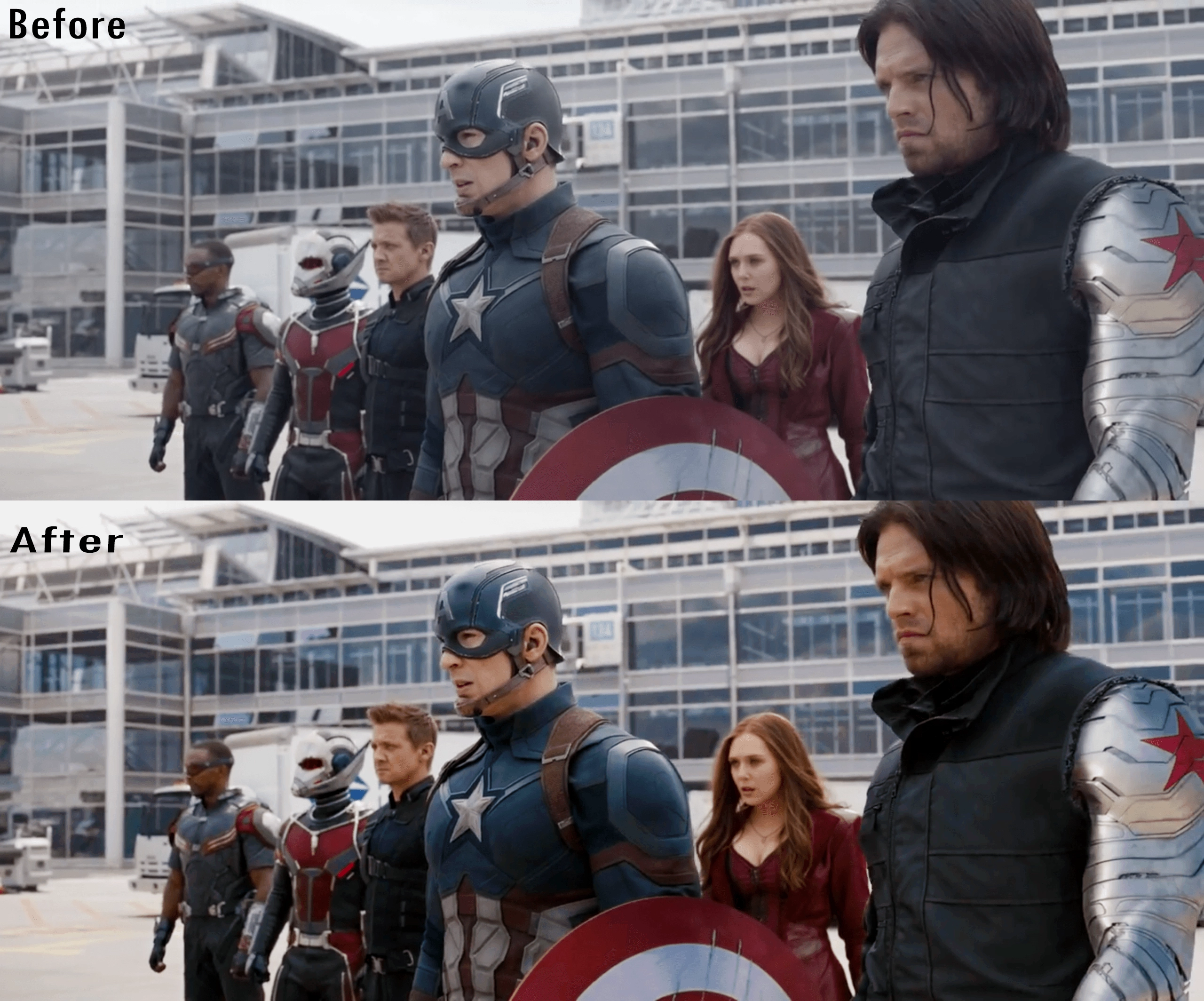 Fixing Alot of Marvel Movies colour grading - this took me like 30 seconds btw : r/fixingmovies