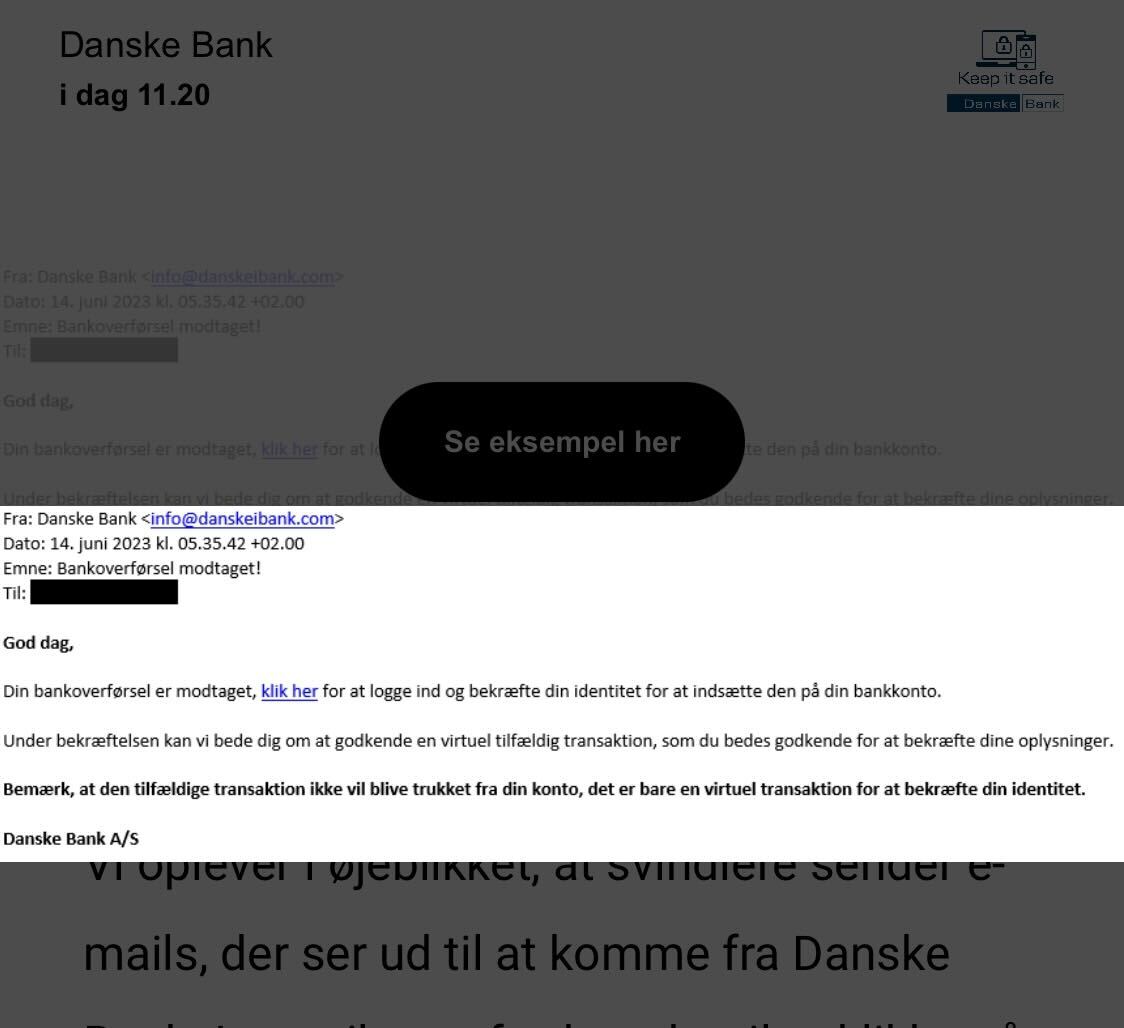 Danske Bank Udsender Advarsel Til Alle Kunder
